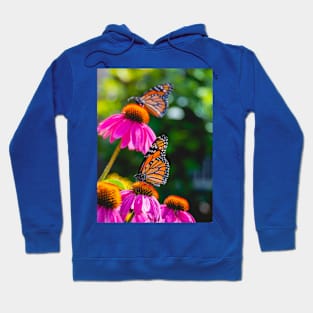 Morning Monarchs. Butterfly Photograph Hoodie